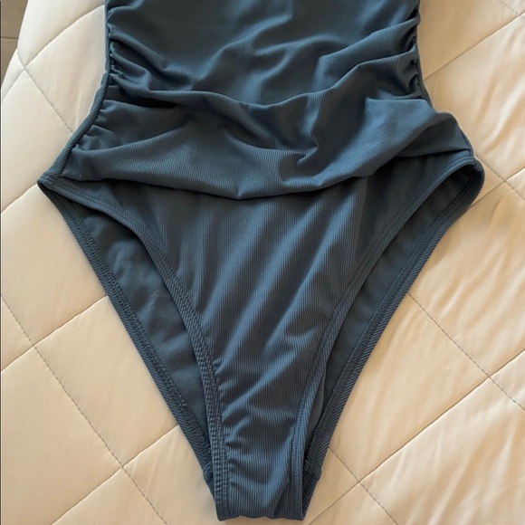 Shade & Shore Blue One Piece Swimsuit - Picture 2 of 4